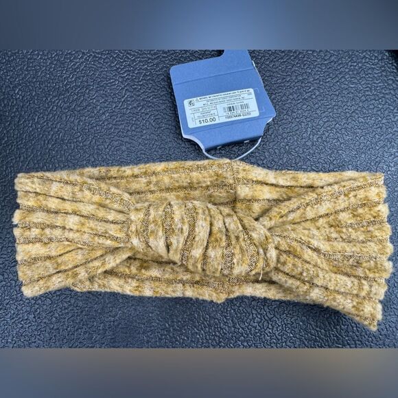 3/$20 Universal Threads Mustard Yellow Knot Headband One Size - Picture 1 of 4